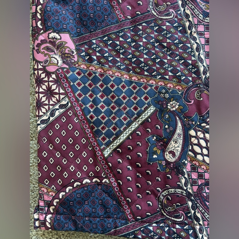 PacSun Quilted Shirt Jacket Men’s Multi Color Paisley Size Medium - Picture 12 of 13